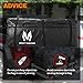 MICTUNING Hitch Rack Cargo Carrier Bag, Expandable 9.5 Cube Feet to 11.5 Cube Feet Waterproof Luggage Storage Bag for Car Truck SUV Van