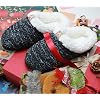 Womens-Comfort-Memory-Foam-Slippers-Plush-Lined-House-Shoes-Indoor-Outdoor-Anti-Skid-Rubber-Sole