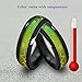 fashionlife2018 Titanium Steel Mood Rings for Lovers Emotional Change Color Temperature Feeling Heartbeat ECG Rings