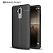 Huawei Mate 9 CASE, Mate 9 CASE, Torryka Premium TPU [Leather Texture Design] Slim Fit Flexible Lightweight Shock Absorbent Drop Protection Protective Case Cover for Huawei Mate 9 - Black