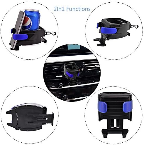 MomoXiong 2In1 Universal Car Mount Holder Adjusting Car Air Vent Mount Drink Bottle Cup Holder Bracket Stand Phone Mount Holder Parts For iPhone 6 6 Plus 7 7 Plus Samsung LG Huawei