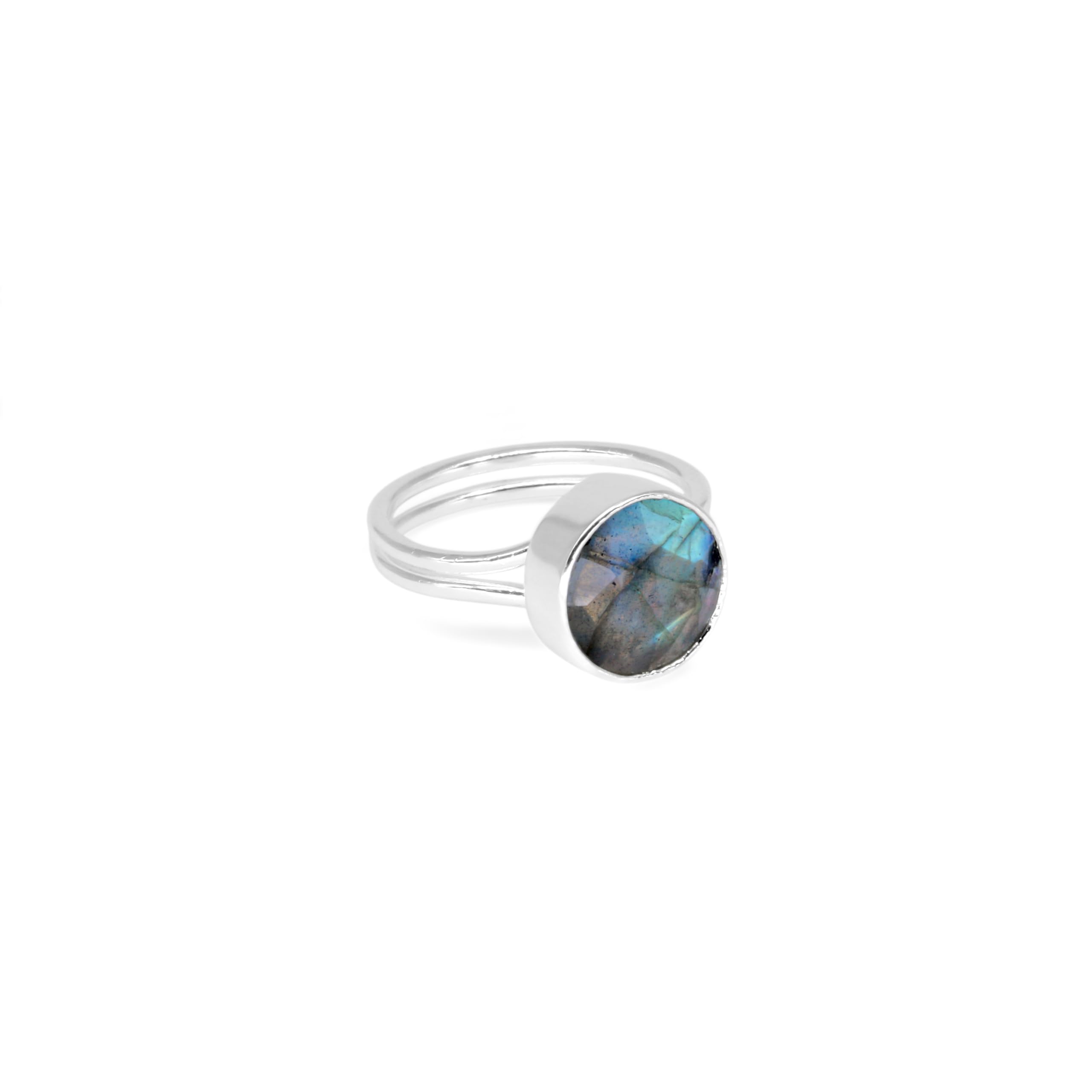 Dazzle Appeal Rose Quartz, Moonstone Round Gemstone
