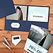 Avery Two Pocket Folders, Holds up to 40 Sheets, Business Card Slot, Ideal for Portfolios, Presentations and School, Dark Blue, Box of 25 (47985)