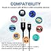 Micro USB Charging Cable, 3Pack (10ft/6ft/3.3ft) iSeekerKit USB 2.0 A Male to Micro Nylon Braided Cords with Aluminum Connector Compatible for Samsung, Android and More(Black)