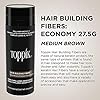 TOPPIK-Toppik-Hair-Building-Fibers Toppik Hair Building Fibres Powder, Medium Brown, 27.5g Bottle - for A Thicker-looking Hairline, Crown and Beard…