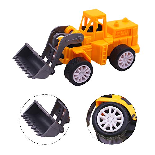 Koogel Spielzeugautos, 12 Stk. Mini Legierung Bagger Baufahrzeuge Fahrzeuge Mini Lastwagen Autos Set für Kinder