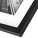 Americanflat 2 Pack - 11x14 Black Picture Frames - Made to Display Pictures 8x10 with Mats or 11x14 Without Mats - Wide Moldings