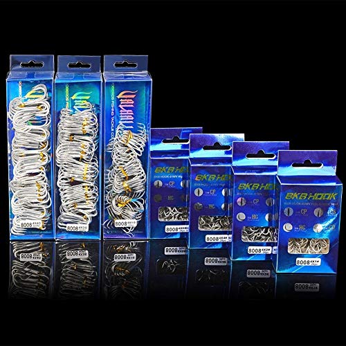 High Carbon Steel Fishing Hooks Fish Hooks 50pcs / Lot Mattzinn Salzwasser Angelhaken High Strength Haken 4X High-Carbon… – Bild 7