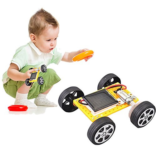 Extpro Solar Car - DIY Assemble Toy Set Solar Powered Car Kit Science Educational Kit for Kids Students - Thumbnail 3