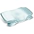 Satin Pillowcase for Cervical Pillow, Ergonomic Case, Smooth & Silky Soft Sleeping Pillowcase, Light Blue Pillow Cover with Z