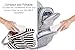 Bamboo Baby Changing Pad Liners with Waterproof Lining (Pack of 3) | Extra-Large 14