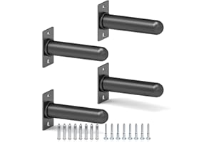 SYL Fitness Wall Mounted Weight Plate Holder, Fit 2 inch Olympic Weight Plates, Scratch Resistant Surface