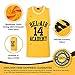 AFLGO Fresh Prince of Bel Air #14 Basketball Jersey S-XXXL - 90's Clothing Throwback Will Smith Costume Athletic Apparel Clothing Top Bonus Combo Set with Wristbands