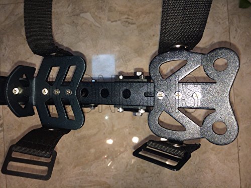 Skyrunner 2018 New Model Jumping Stilts POGO Stilts Kangaroo Shoes Bouncing Spring Stilts Men Women Fitness Exercise Black (Load Weight:90-100KG/198-220LBS)