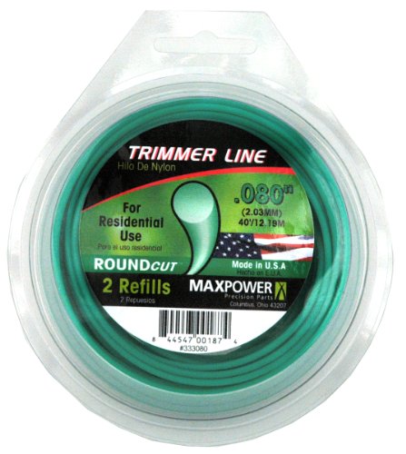 Maxpower 333080 Residential Grade Round .080-Inch Trimmer Line 40-Foot Length