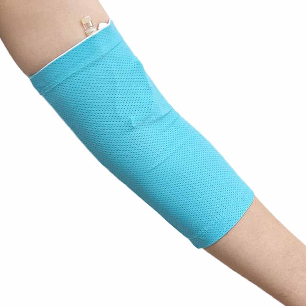 WXFEXIA PICC Line Cover, PICC Nursing Sleeve Cast Protector for Adult Kids, (Weight: 88-210 Pounds), Ultra-Soft, Comfortable, Blue (M)
