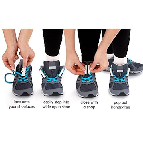 Zubits Unisex Magnetic Shoe Lace Closures - Medium Blue Clothing, Shoes & Jewelry, Shoe, Jewelry & Watch Accessories, Shoe Care & Accessories, Shoelaces
