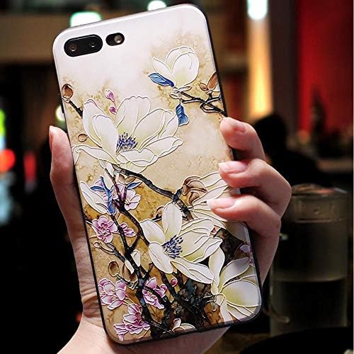 Fitted Cases - Cute 3d Emboss Cartoon Patterned Phone Case For Iphone X 8 7 6 6s Plus Cases Soft Silicone Cover For Iphone 5 5s Coque - For Iphone Xs Peach Blossom - Scanner Bag Swimming S
