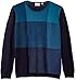 Calvin Klein Men's Merino Bridseye Plaid Crew Neck Sweater
