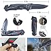 JINAGER Emergency Survival Kits 12-in-1, Outdoor Emergency Gear Kits Folding Knife, Multi Plier, Flashlight, Survival Bracelet, Tactical Pen Traveling/Hiking/ Biking/Climbing/ Hunting