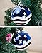 12PCS Stars & Stripes Christmas Ball Ornaments 80mm Patriotic Theme Hanging Ball Ornaments Fourth of July Independence Day/Veterans Day Party Decor Holiday Wedding Tree Decorations