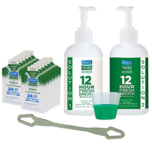 SmartMouth Activated Mouthwash 2 Bottle Combination Kit