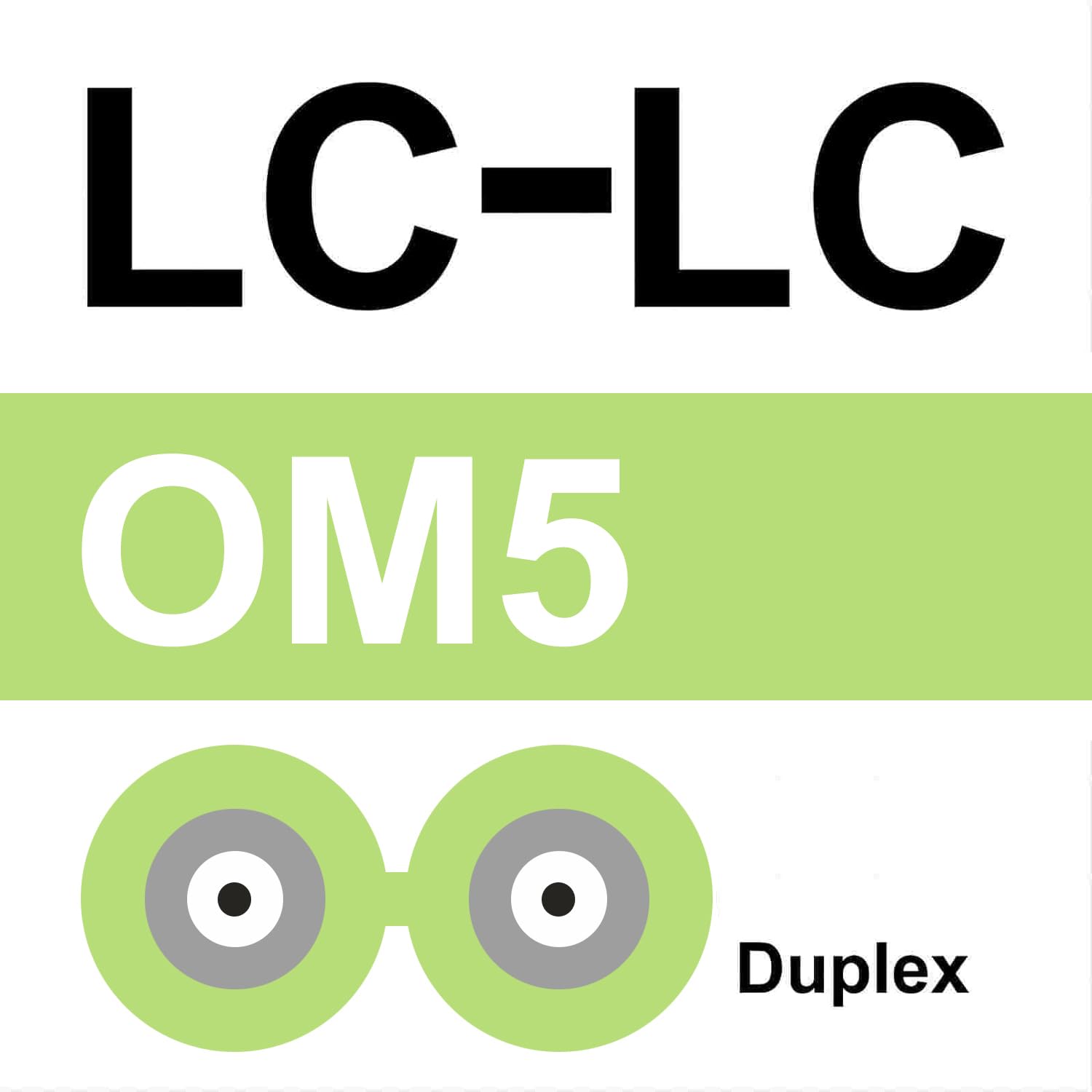 10Gtek Fiber Patch Cable - LC to LC OM5