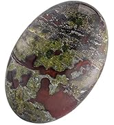 Mookaitedecor Natural Ocean Japser Crystal Egg Decor, Polished Geode Stone Egg With Acrylic Stand For Easter Home Tabletop Display, 48-70 Mm High, 100-200g - View #7