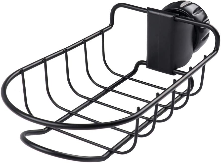 Choppie Sponge Holder for Kitchen Sink, Stainless Steel Sponge Basket Dishcloth Hanger, Kitchen Sink Caddy Organizer Dishwashing Liquid Drainer Rack, Sink Sponge Holder for Soap, Bottle, Brush Storage