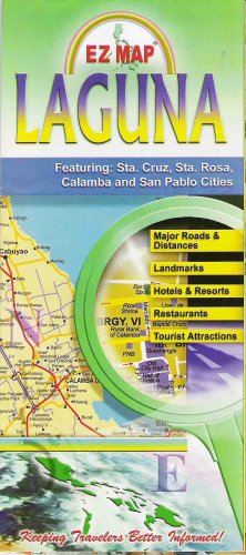 Sta Cruz Laguna Map Philippines: Ez Map - Laguna (Sta. Cruz, Sta. Rosa, Calamba & San Pablo):  United Tourist Promotions: Books - Amazon