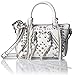Rebecca Minkoff Micro Moto Satchel with Studs Cross Body, White, One Size