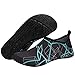 CIOR Men Women Mutifunctional Barefoot Skin Shoes Quick-Dry Water Shoes Lightweight For Beach Pool Surf Yoga Exercise,HT02,Green03,40.41