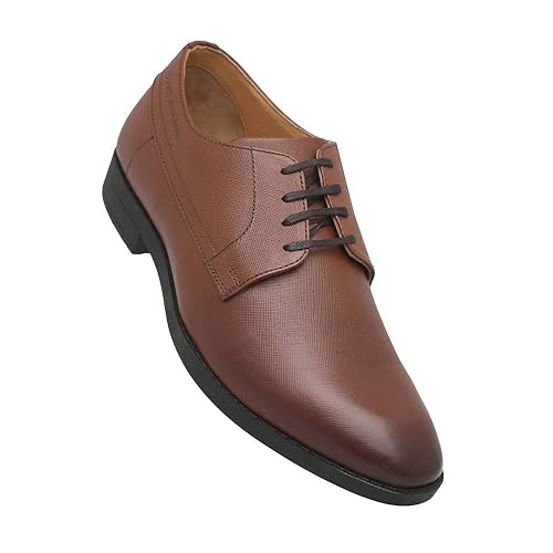 louis philippe tan formal shoes