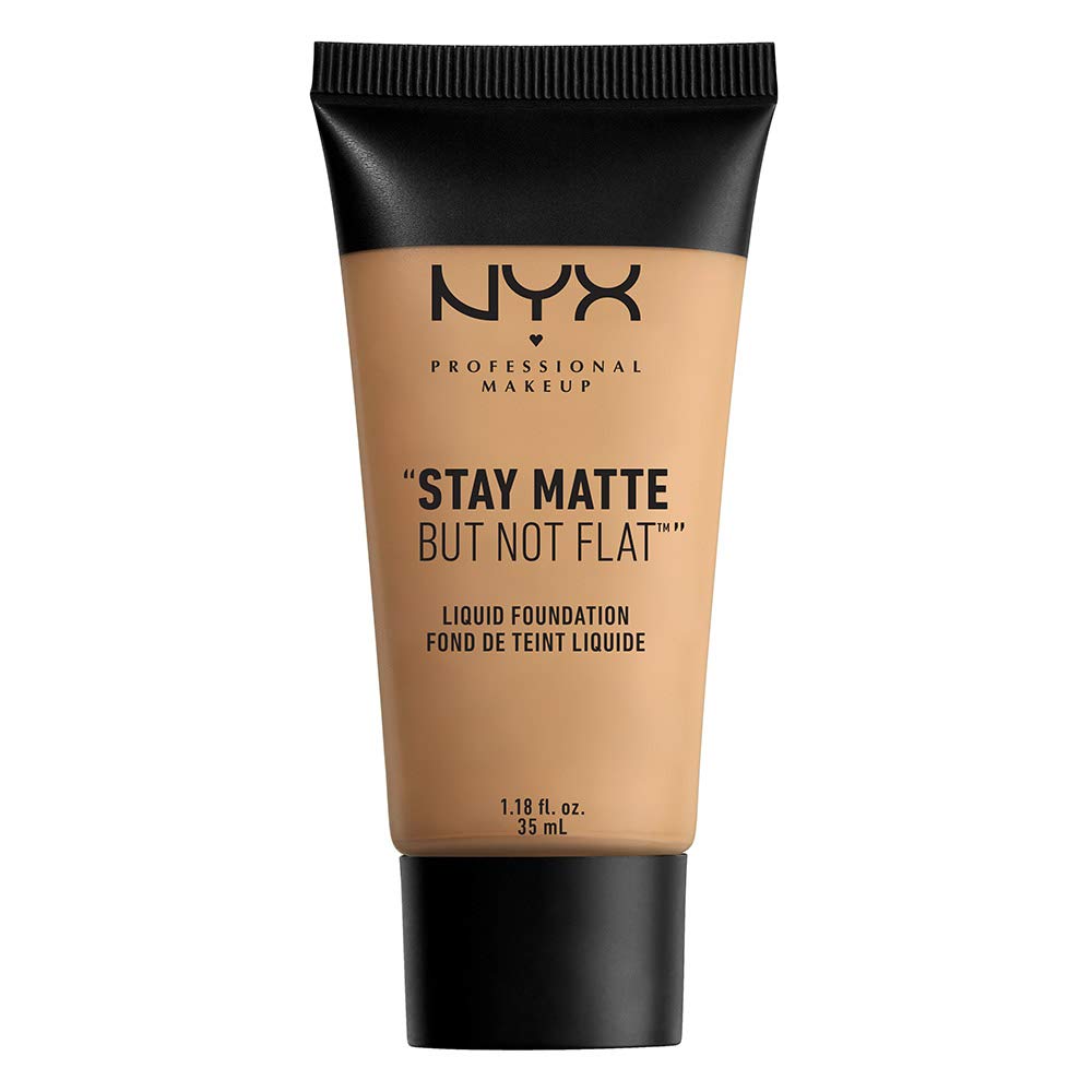 NYX PROFESSIONAL MAKEUP Stay Matte But Not Flat Liquid Foundation, Fresh Beige, 1.18 Ounce