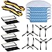 Replacement Accessories Main Brush/Side Bursh/Filters/Mop Clothes Compatible with Deebot M80 M80 pro M81 M81 pro Deebot m80 Replacement Parts Deebot m81 pro Replacement Parts (Accessories Kit)