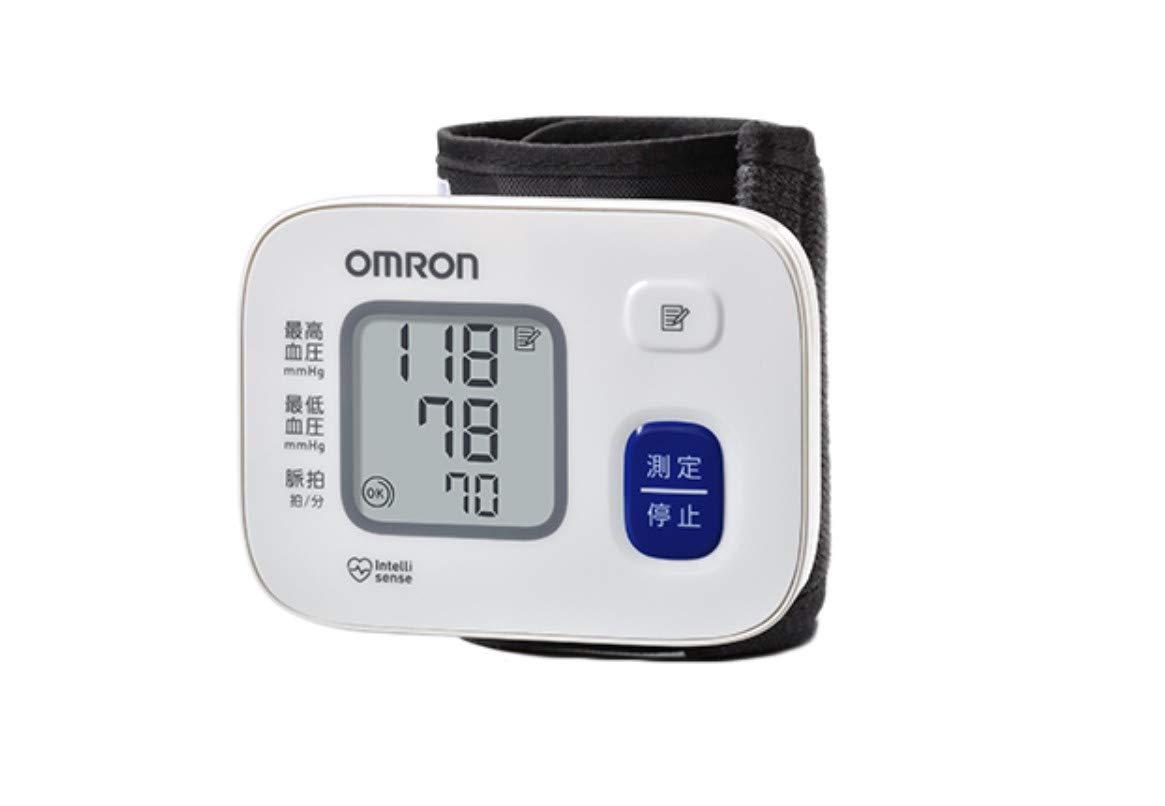オムロン 手首式血圧計 HEM-6160シリーズ ホワイト HEM-6164商品画像