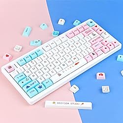 125 Keys Pixel Gaming Custom Keycaps, PBT XDA
