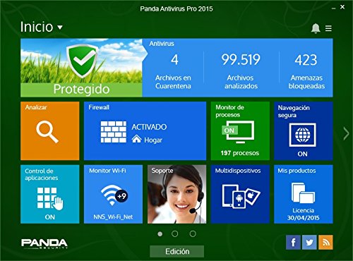 Panda Antivirus Pro 2015 - Software De Seguridad, 3 Licencias: Amazon.es: Software