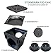 StormDrain Square Catch Basin Yard Drainage Kit with Debris Trap (12 Inch, Black)