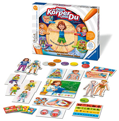Ravensburger tiptoi Spiel_00560_Dein Körper und Du_Lernspiel ab 4 Jahren für 1-4 Spieler, das Wissensspiel rund um den menschlichen Körper – Bild 6