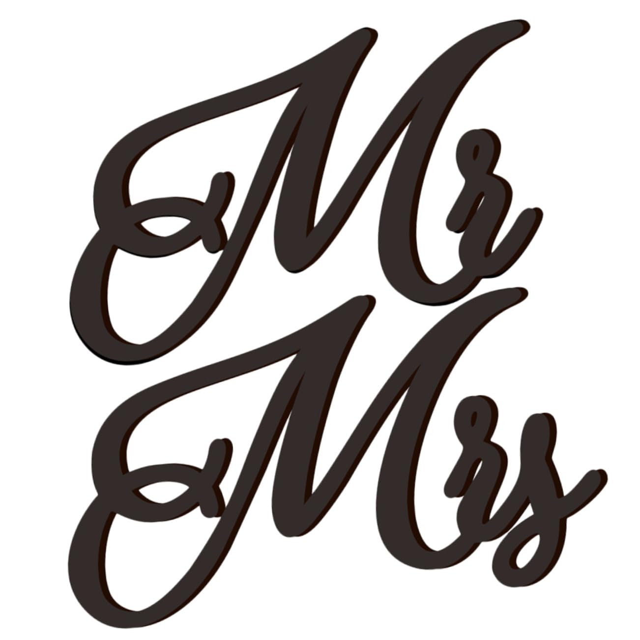 Artibetter 1 Set Chair Sign Listing Bride and Groom Signs Bride and Groom Chair Sign Wooden Wedding Signs Flower Ornaments Rustic Wedding Decorations Country Decor Mr and Mrs Sign for Chair