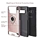 Jelanry Galaxy Note 8 Case, Ring Holder Phone Mount Stand Cover Note 8 Case Kickstand Shell Impact Resistant Dual Layer Armor Hybrid Protective Soft Bumper Case for Samsung Galaxy Note 8 Rose Gold
