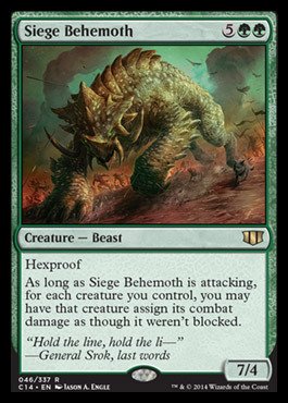Magic: the Gathering - Siege Behemoth (046/337) - Commander 2014