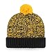 OTS NFL Pittsburgh Steelers Women's Brilyn Cuff Knit Cap with Pom, Team Color, Women's