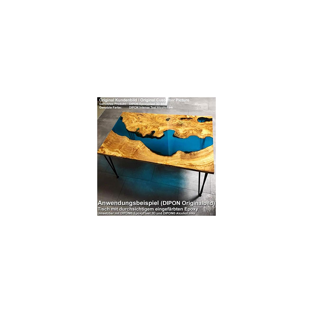 2K Epoxidharz Metallic Farben Effekt Set Epoxyplast 100P STORMCLOUD