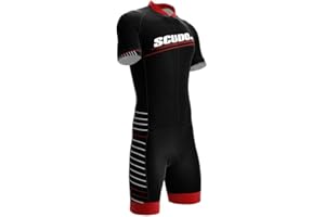 SCUDOPRO Lider Speed Suit Short Sleeve Time Trial Cycling Bike for Men