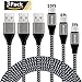 USB Type C Cable, Xcords USB C Cable 3Pack 3FT 6FT 10FT USB C to USB 2.0 Nylon Braided S8 Charger Cable for Galaxy S9, S9 Plus, S8, S8 Plus, LG G5 G6 V30, HTC 10, Nexus 5X/6P,Google Pixel XL(Black)