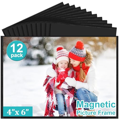 vivinin 12 Pack Magnetic Picture Frame, Magnetic