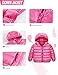 IKALI Kids Down Coats, Spring Light Weight Packable Puffer Jacket with Hood Pockets for Girls Boys Outwear Clothes (2-12Y)
