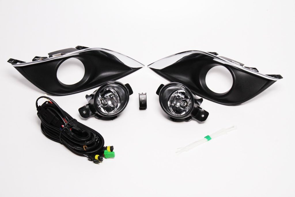 Fog Lights / Lamps Kit OEM Replacement for Nissan Versa Sedan (2015)